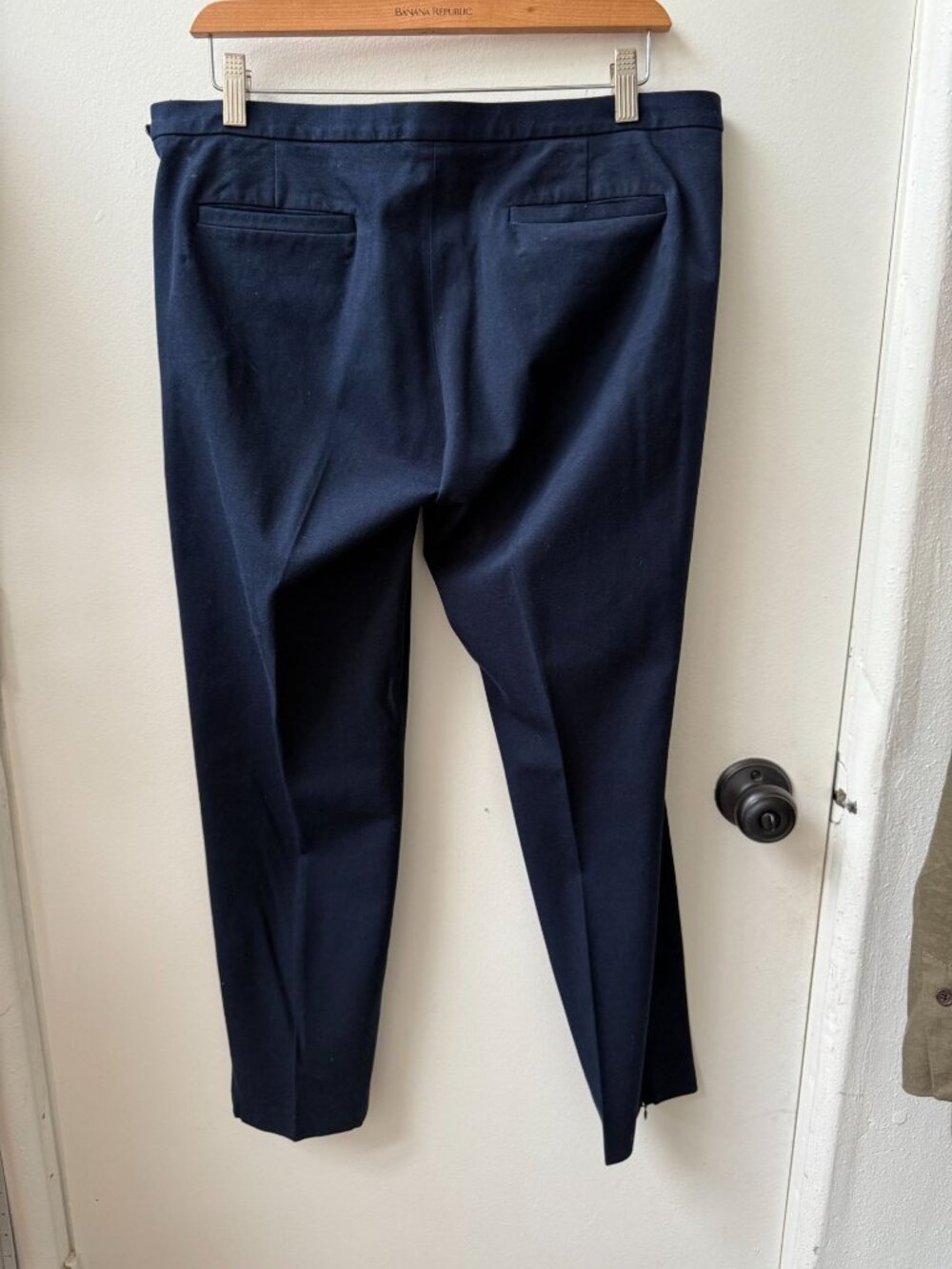 Banana Republic ~ Women's Navy Blue Slacks ~ Sloan Fit ~ Size 12